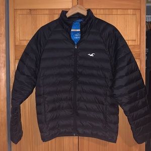 Men’s Hollister puffer jacket